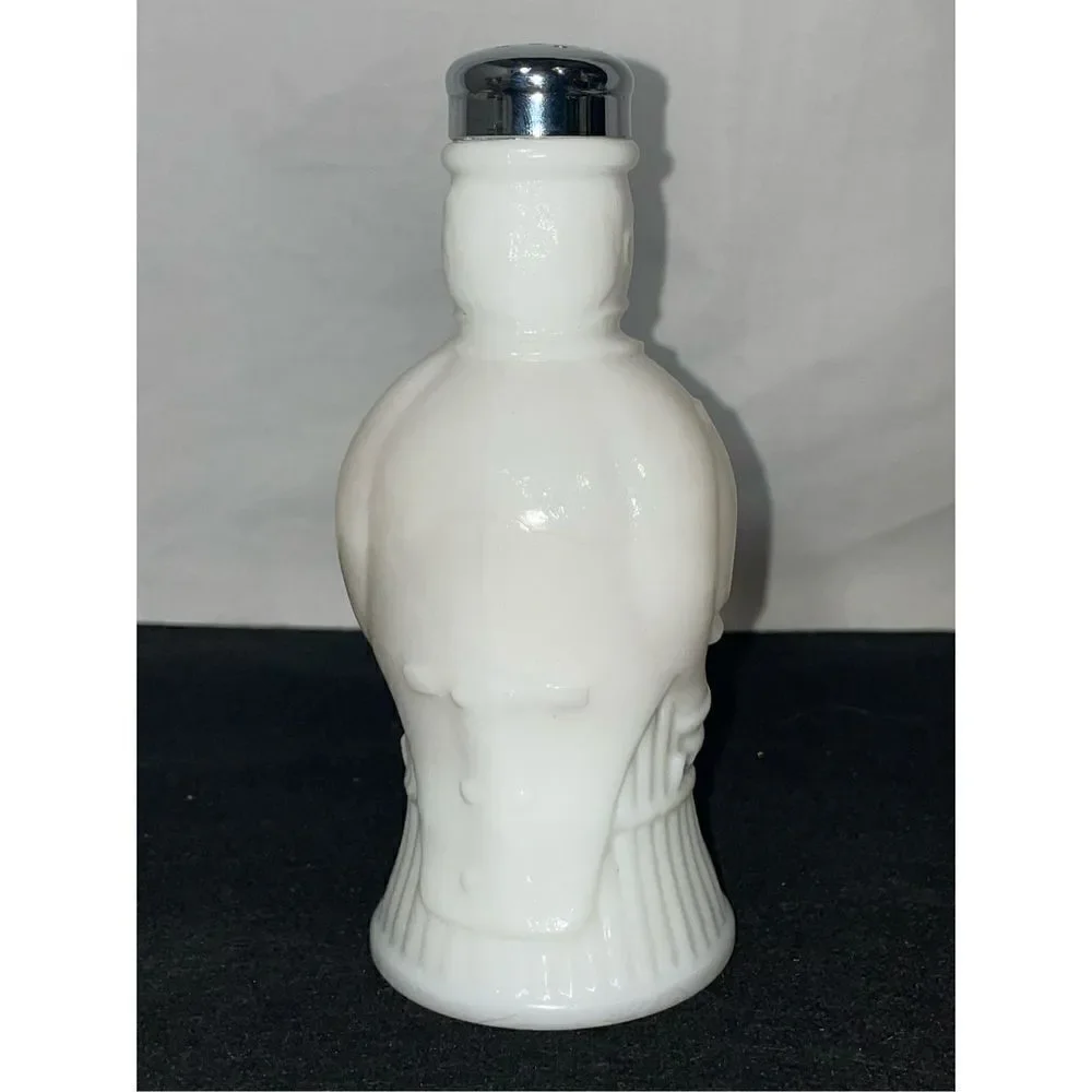 Vintage milk glass shaker